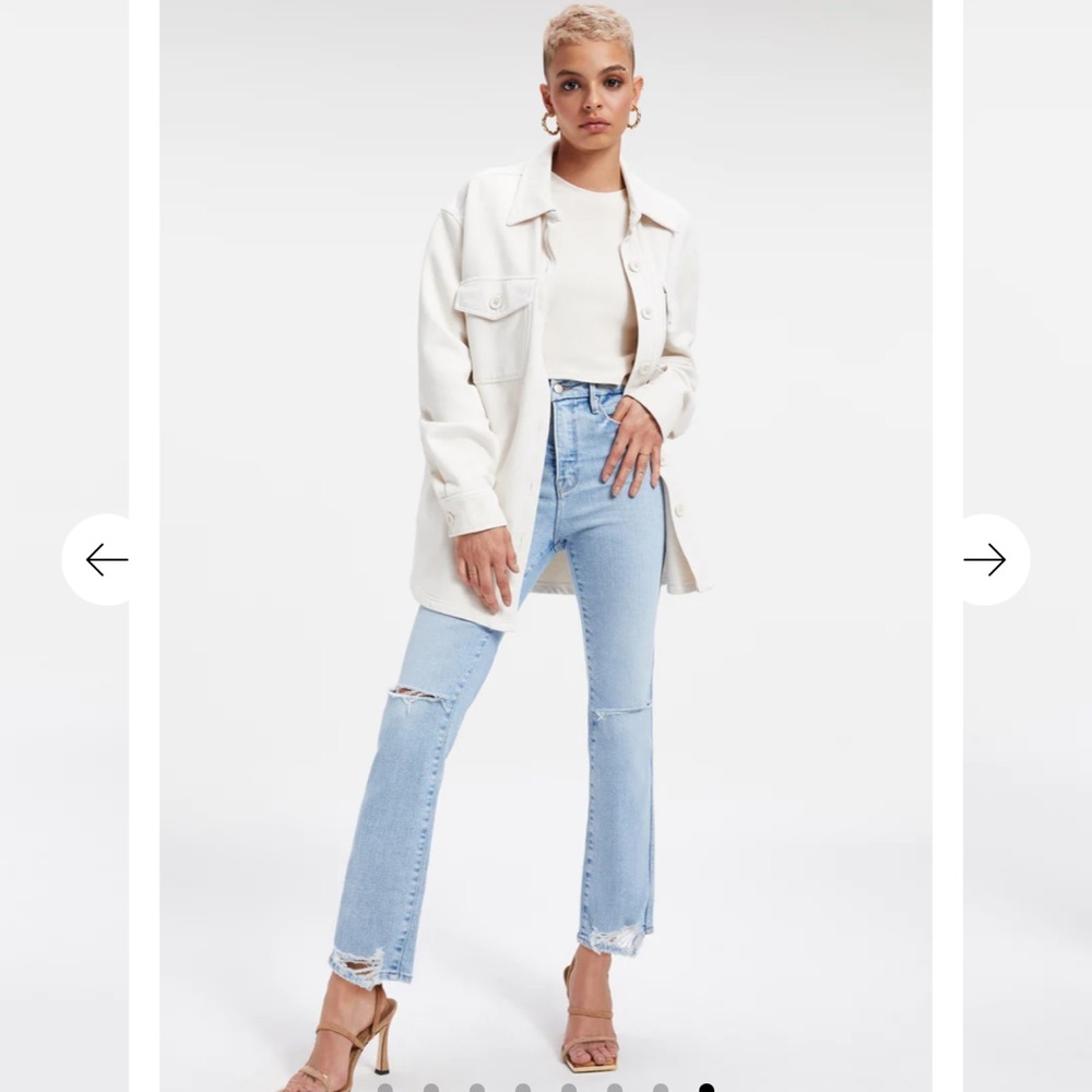 Good American Good Curve Straight Jeans